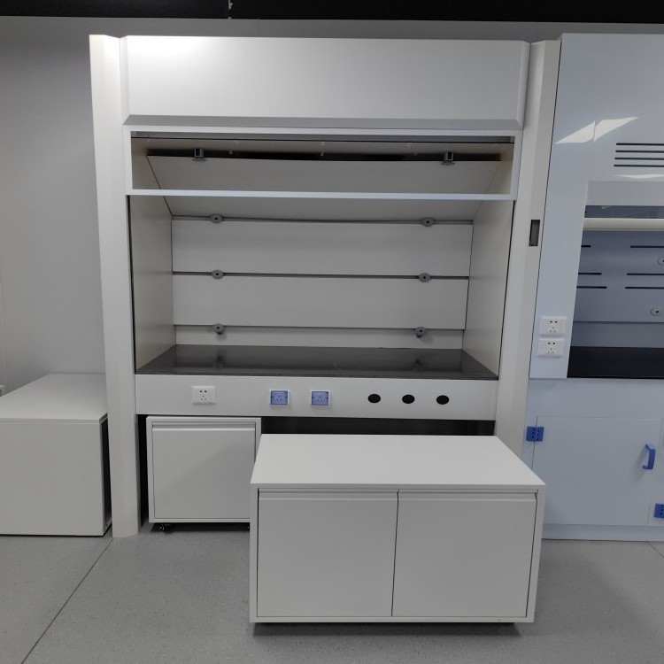 laboratory fume cupboard with extractor for laboratory furniture flow fume hood