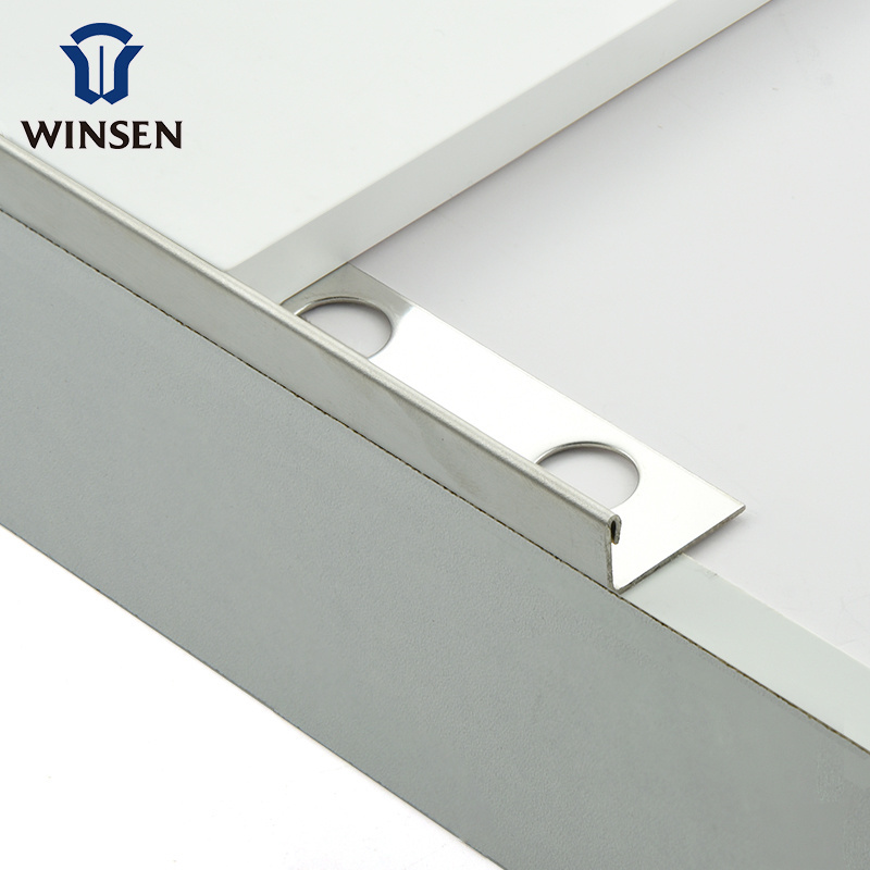 Metal Corner Tile Trim Aluminum Alloy Protective Building Material Decoration Customized Aluminum Tile Trim