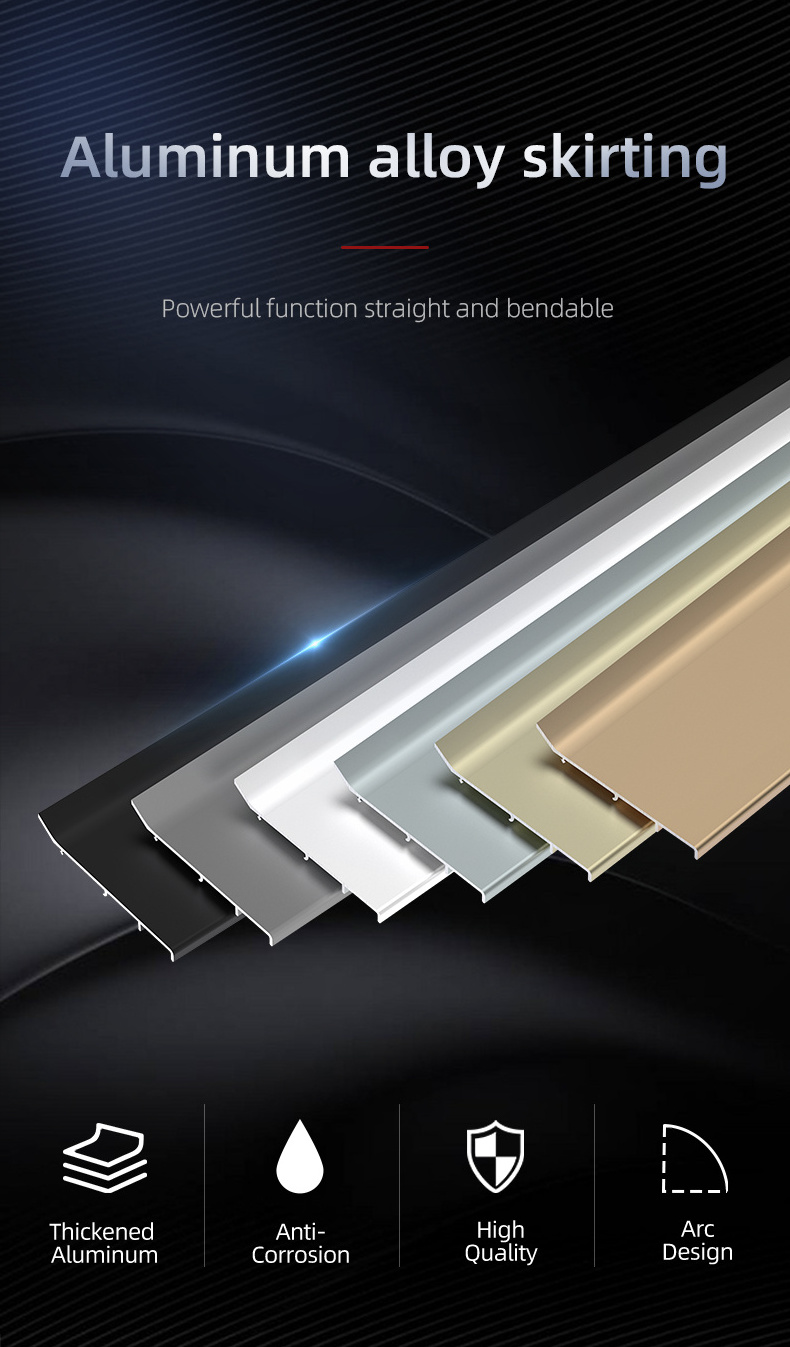 Aluminum Kitchen Skirting Baseboard Skirting Board Metal Aluminum Skirting Board