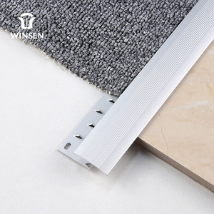 Silver Color Aluminum Floor Ceiling Molding Tile Edge Floor Transition Carpet Strip