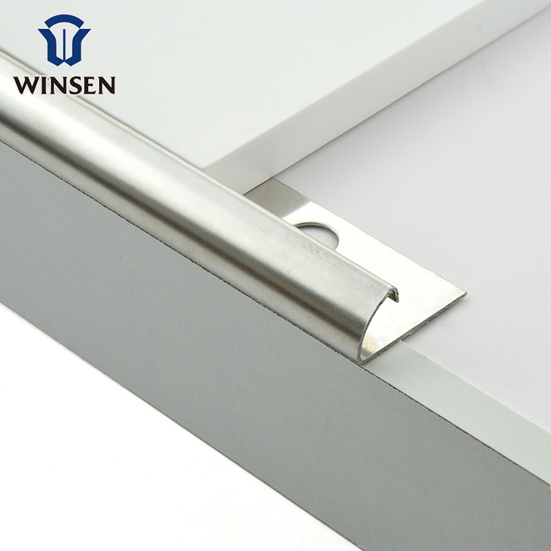 Metal Corner Tile Trim Aluminum Alloy Protective Building Material Decoration Customized Aluminum Tile Trim