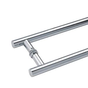 Factory direct hotel front door heavy duty handle bathroom shower room sliding door handle 304/201 stainless steel handle