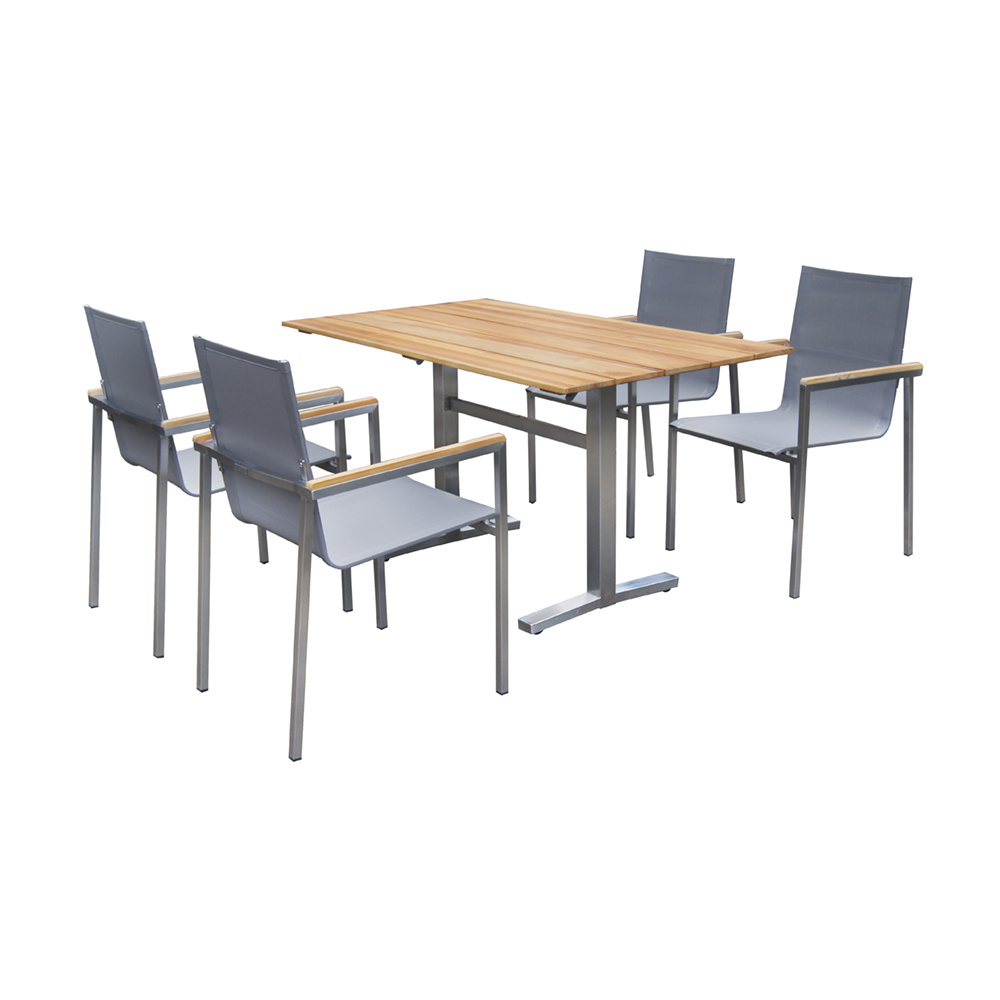 all weather outdoor folding bistro table and chairs for cafe and restaurant use