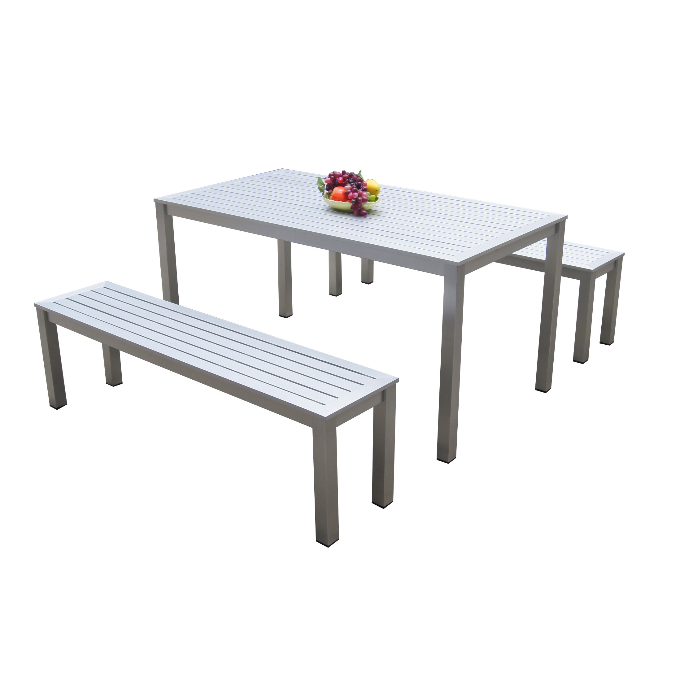 outdoor garden metal bench