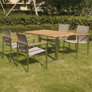 all weather outdoor folding bistro table and chairs for cafe and restaurant use