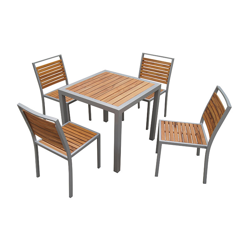 wholesale all weather aluminum teak wood all weather european outdoor furniture