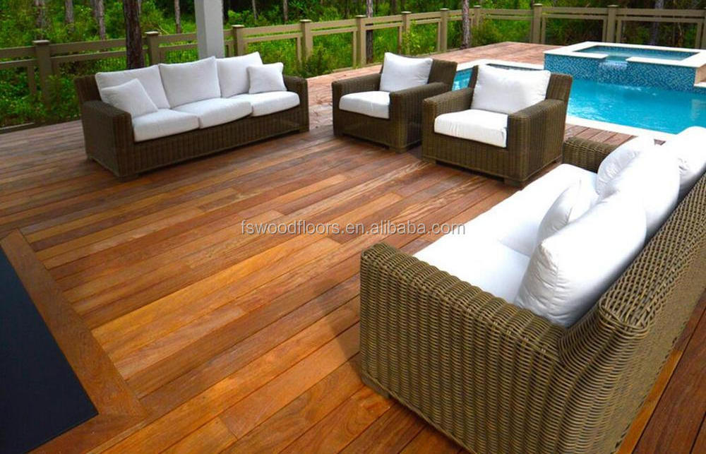 natural wood extremely durable Brazilian teak outdoor decking