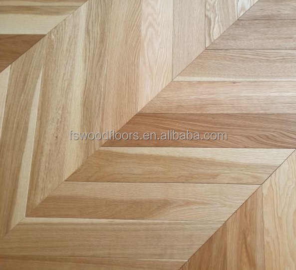 natural oiled chevron oak engineered parquet flooring