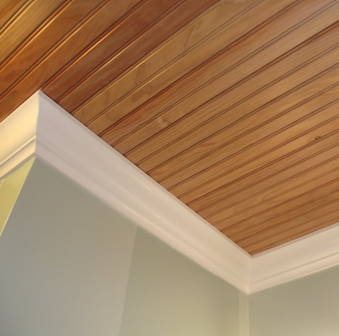 9mm thickness shiplap teak wood ceiling plank