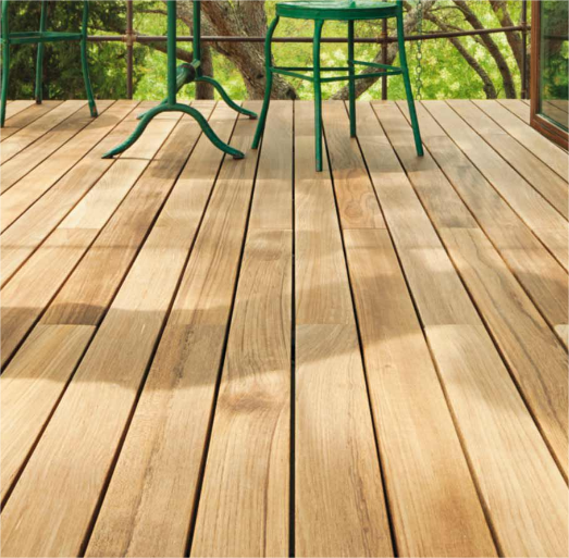 natural teak outdoor hardwood decking outdoor wood floor for garden Homestay wooden floor Balcony wooden floor