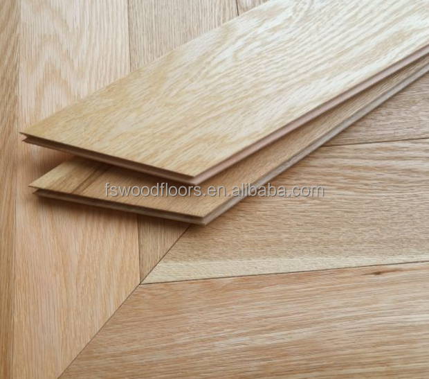 natural oiled chevron oak engineered parquet flooring