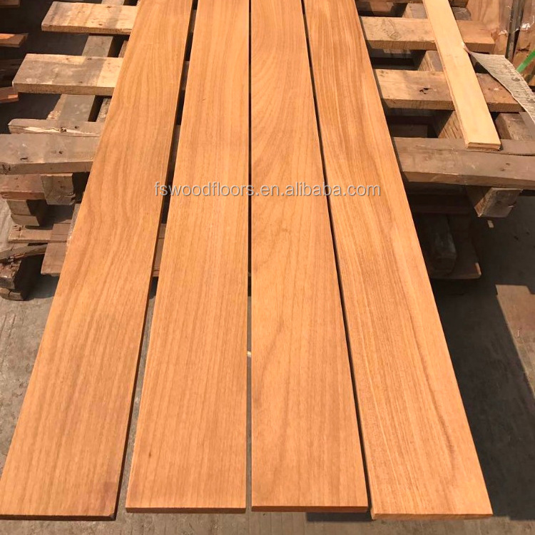 natural teak outdoor hardwood decking outdoor wood floor for garden Homestay wooden floor Balcony wooden floor