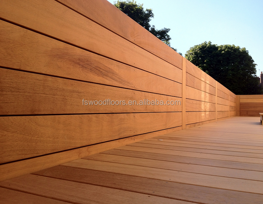 natural teak outdoor hardwood decking outdoor wood floor for garden Homestay wooden floor Balcony wooden floor