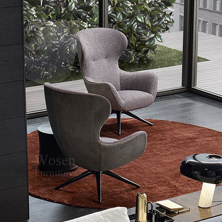 Luxury High-end Designer Accent Fabric Moulded Foam Office Living Room Resting Oversized Lounge Chair