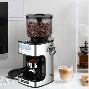 3 in 1 stainless steel coffee capsule soft pod coffee brewer cafe machine grinder espresso all in one coffee machine