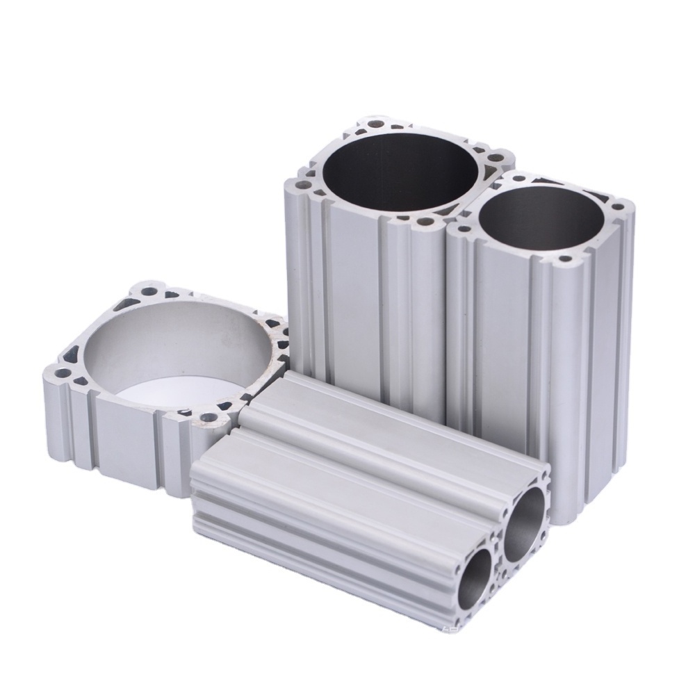 6063 DNC T6 Honed Polished Canal Pipe Sizes Anodized Aluminum Square Tube For Dnc Pneumatic Air Cylinder