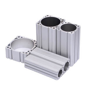 6063 DNC T6 Honed Polished Canal Pipe Sizes Anodized Aluminum Square Tube For Dnc Pneumatic Air Cylinder