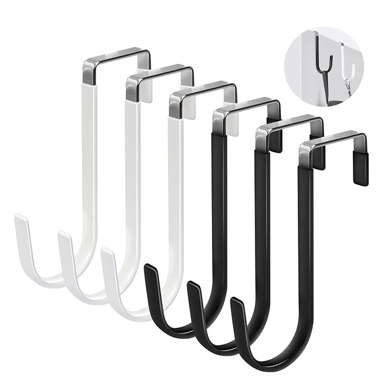 Factory Custom Metal Stainless Steel Single Cloth Hanger Hook Door Hangers Hooks