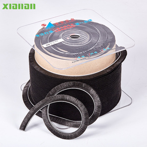 High Quantity XIANAN 7*15mm Warehouse Window/door Soundproof Wool Pile Sealing Non-silicone Weather Strip