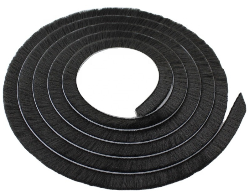 High Quantity XIANAN 7*15mm Warehouse Window/door Soundproof Wool Pile Sealing Non-silicone Weather Strip