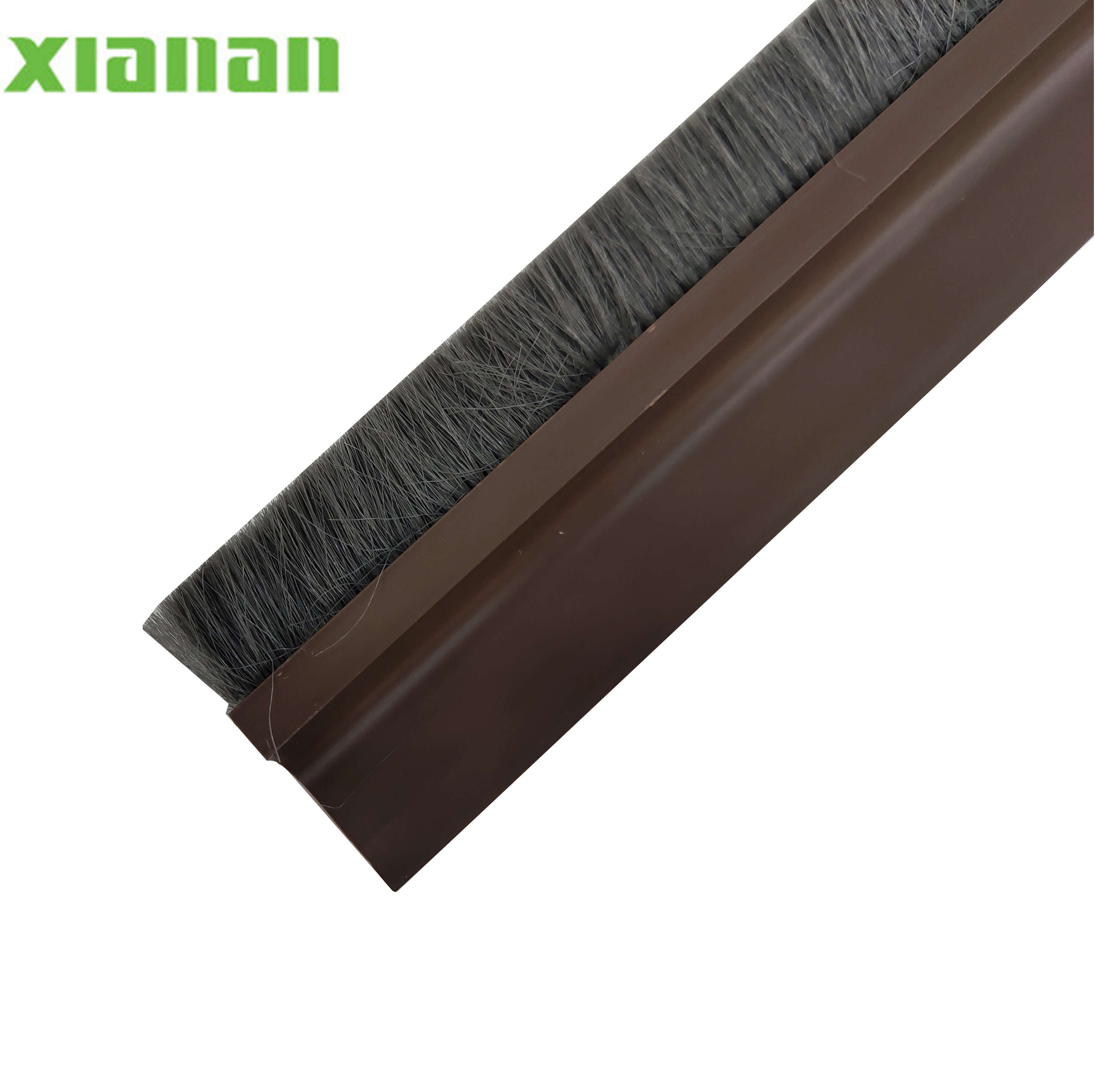 XA19001 anti-collision  Customizable door bottom strips with adhesive PVC door bottom brush seals