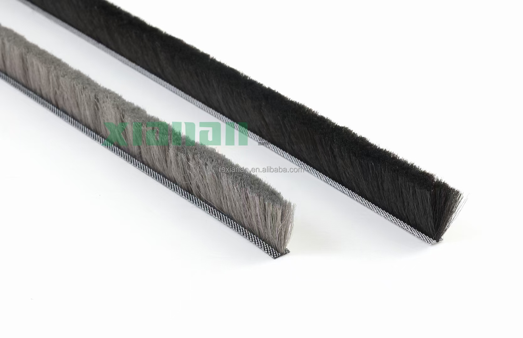 factory supply  weatherstrip for seal window & door Hardware Accessories 7*10  3ply black Weatherstripping  Silicone woolpile