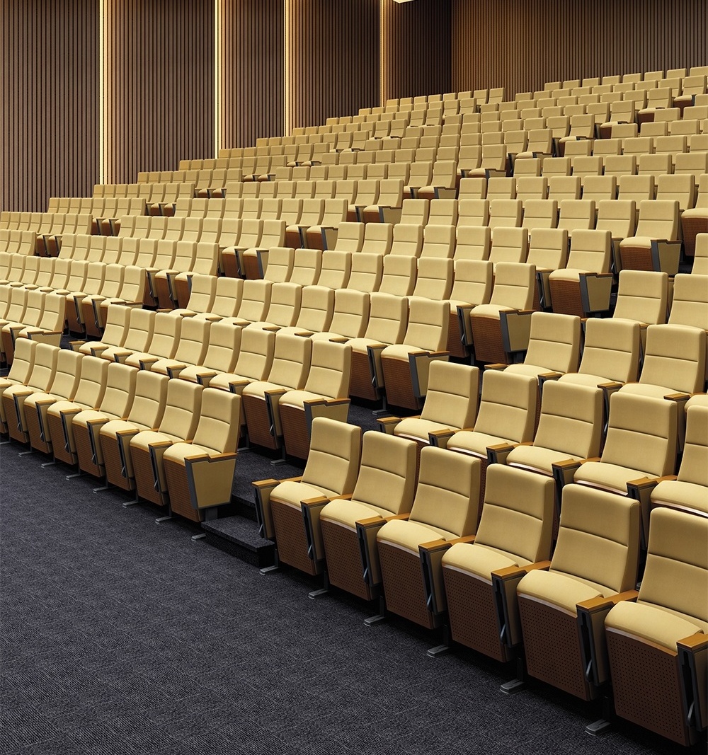 Factory Customized Conference Furniture Auditorium Chair University School Auditorium Seating Lecture Hall Chair