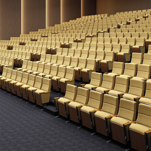 Factory Customized Conference Furniture Auditorium Chair University School Auditorium Seating Lecture Hall Chair