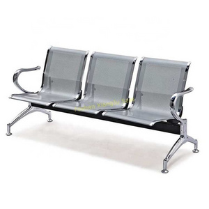 XJ-411 Factory Price Steel Iron Salon Airport Waiting Room Chairs for sale