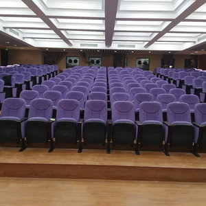 Luxury Plastic Folding Cushion Theater Cinema Chair Auditorium Seating For Schools