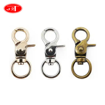 Metal Swivel Snap Hook Zinc Alloy Hardware Accessories Bag Parts Hardware Dog Leash Metal Snap Hook