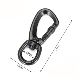 Multi-purpose Carabiner clip Aluminum Screw Gate Climbing Hook Water Bottle Holder carabiner Hook