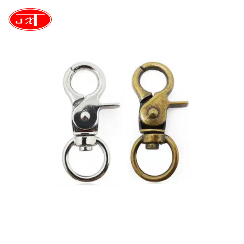 Metal Swivel Snap Hook Zinc Alloy Hardware Accessories Bag Parts Hardware Dog Leash Metal Snap Hook