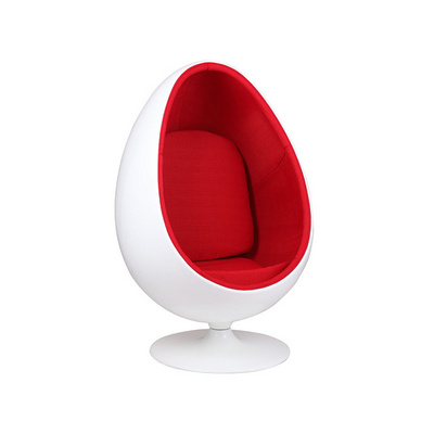 Lee west stereo pod modern furniture swivel leisure lounge fiberglass speaker chair with ottoman