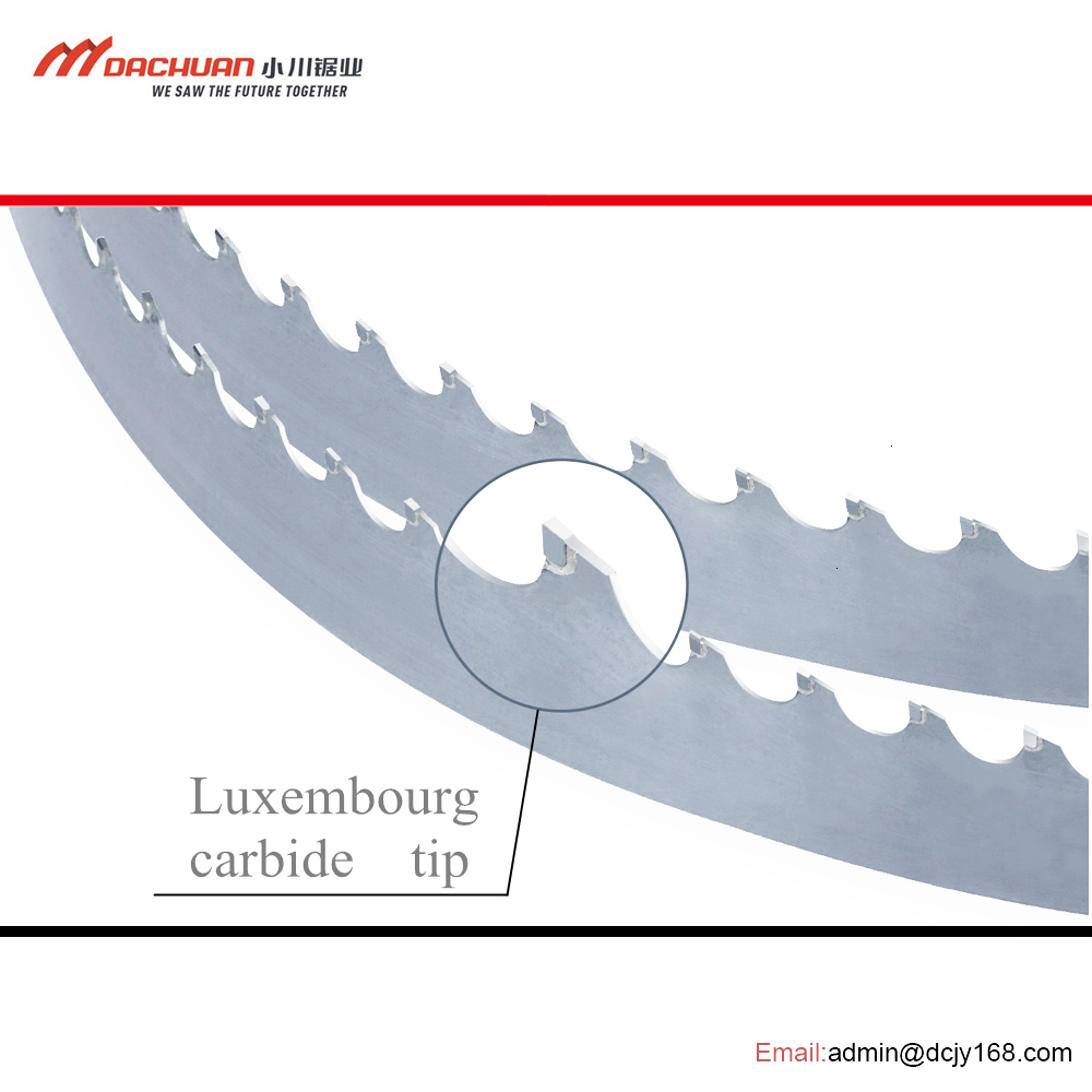 Tungsten carbide tip band saw blade 20mm for curve saw by welded