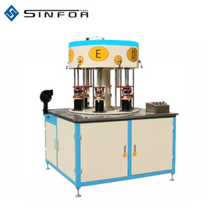 6 stations induction brazing machine for tea kettle welding