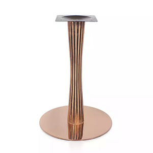 Table Legs Base Modern design Stainless Steel chrome table base Tulip Wrought Iron Furniture High Quality coffee Table Legs