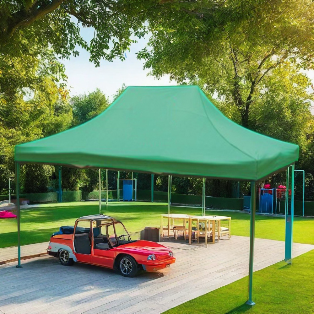 Steel Frame Car Parking Gazebo 3x4.5m Canopy Tent Sale Events Trade Shows Shows 600D Oxford PVC Cover Material 3x3 Side Fabric