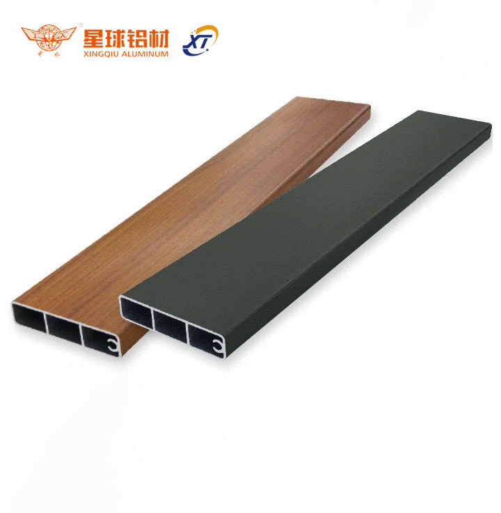 Modern Exterior RAL 7016 Powder Coated Aluminum Blade Profiles for Garden Fence Rot Proof Fence Aluminum Slats for DIY Fence