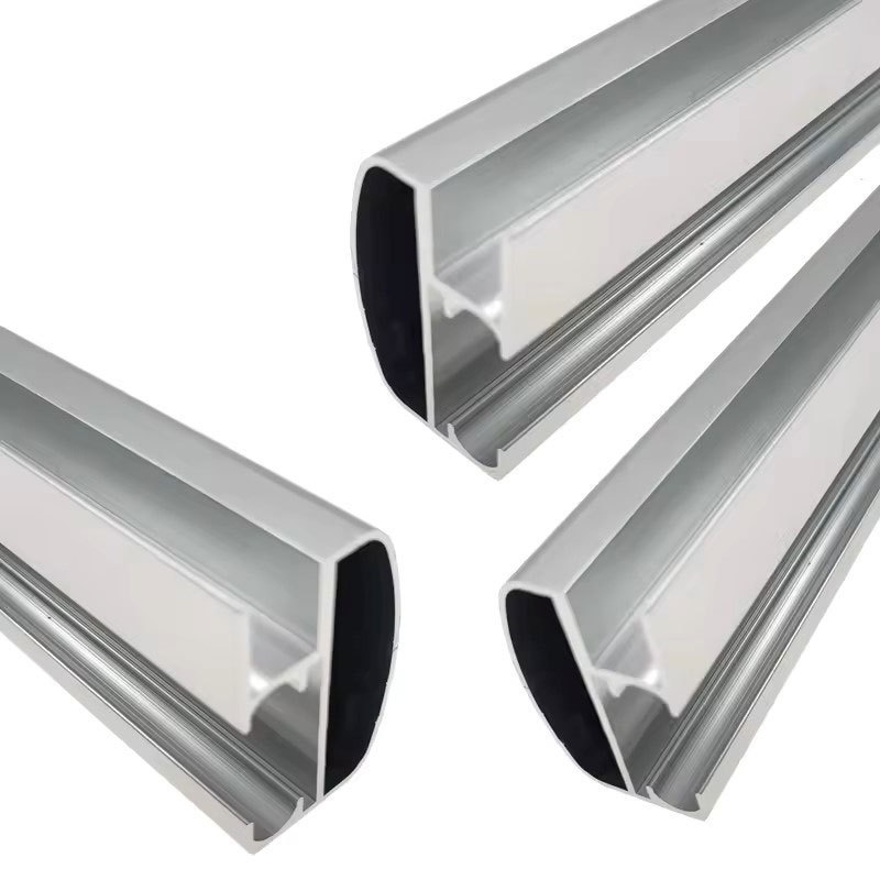 Customized Shining Bright Aluminum C Channel U Channel Profile For 8mm 10mm 12mm Shower Glass