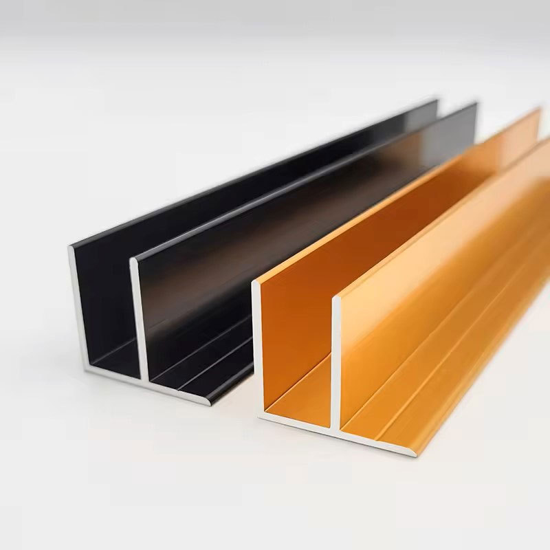 Customized Shining Bright Aluminum C Channel U Channel Profile For 8mm 10mm 12mm Shower Glass