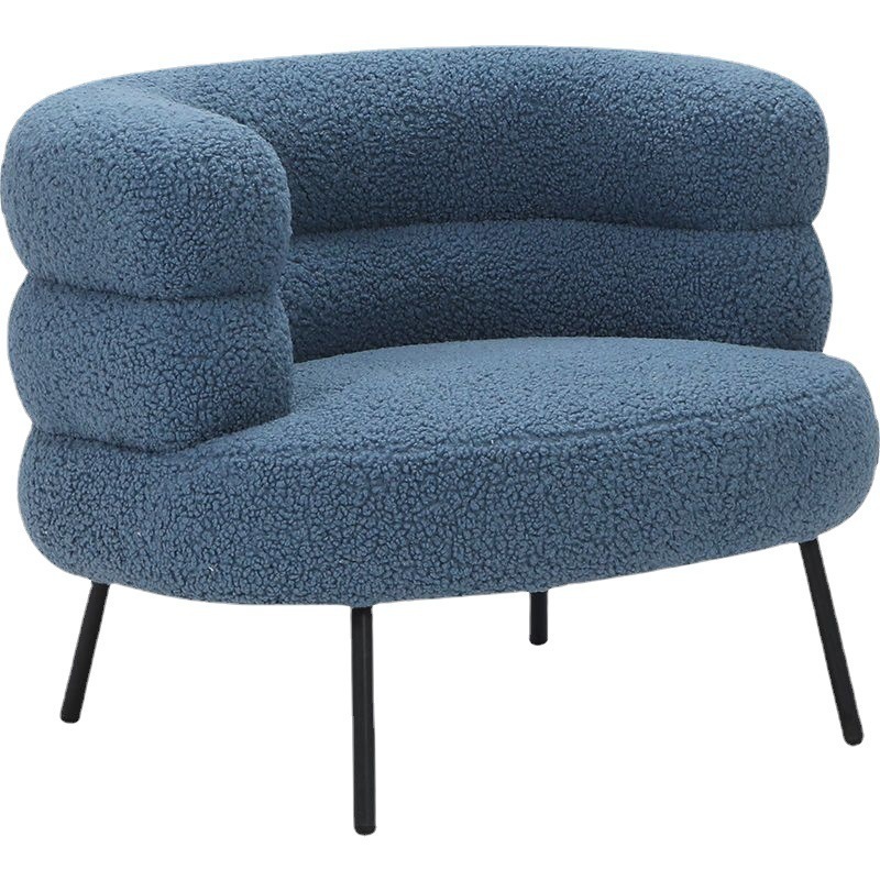 Nordic Style Simple Single Armchair Home Furniture Sherpa Sofa chair Accent Leisure Chair For Bedroom