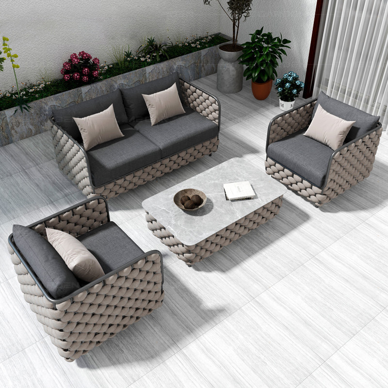 Modern Sectional Garden Sofa Patio Lounge Mattress Modular Outdoor Exterior Sofa