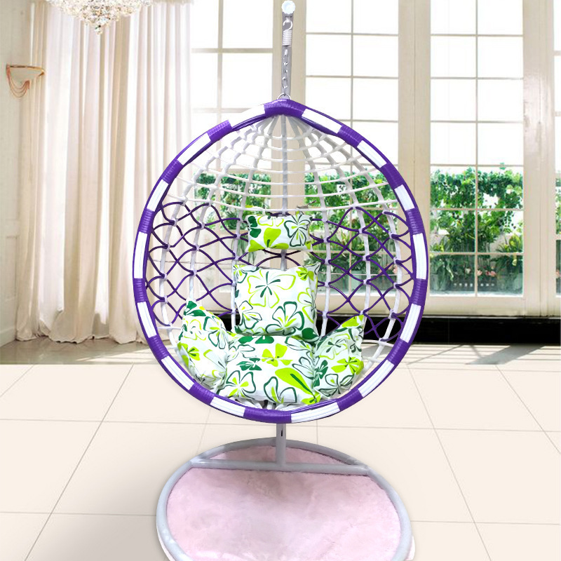 Indoor Outdoor Garden Patio Swing Pe Rattan Wicker Hanging Egg Swing Chairs