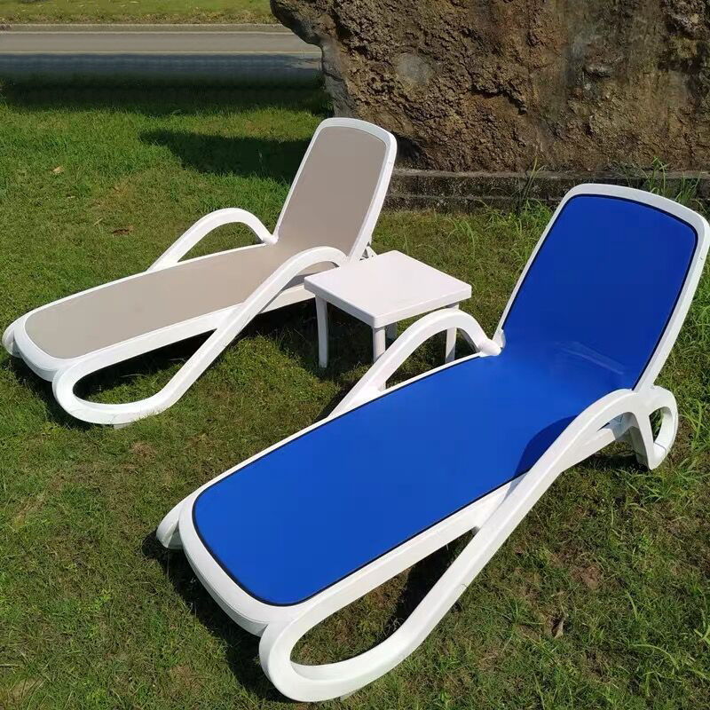 Patio Lounge Furniture Leisure Hotel Swimming Pool Folding Outdoor Beach Sun Lounger