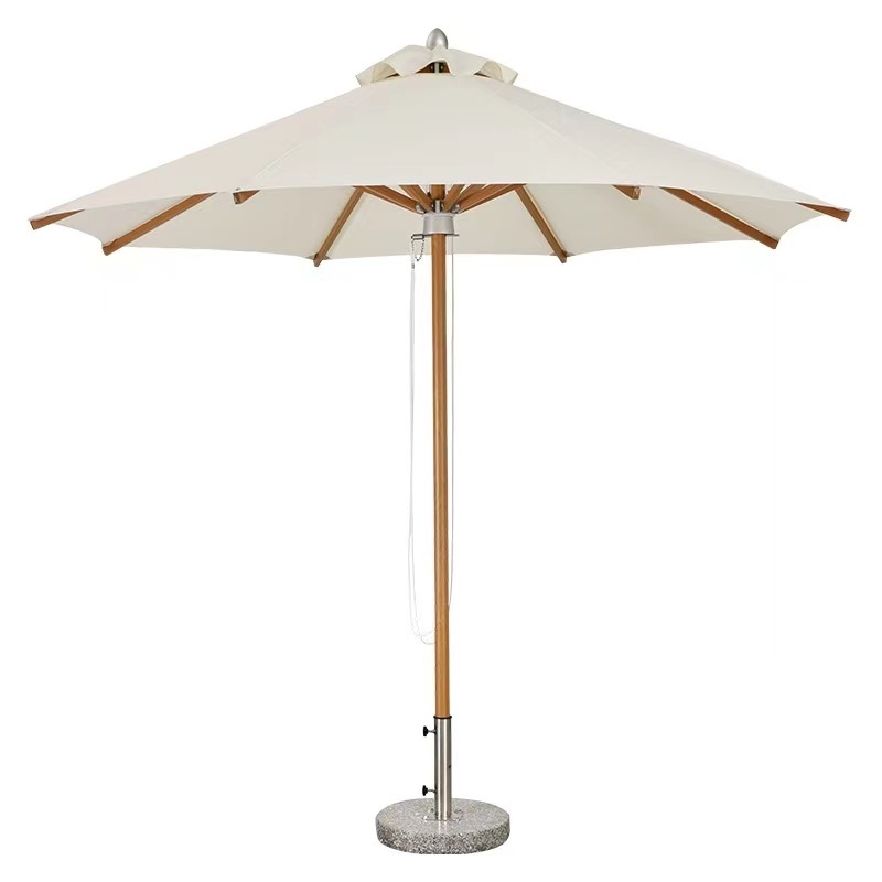 12 FT 3M 8 Ribs Luxury Foldable outdoor yard patio cantilever parasol garden