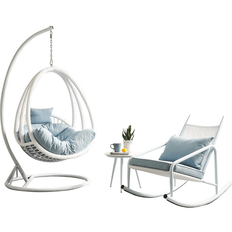 Outdoor Round Papasan Chair With Cushion Patio Swivel Rattan Wicker Papasan Chair Ball Chair Frame