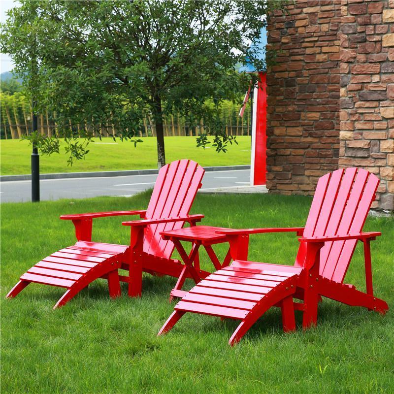 Kd Design Adirondack Chair Foldable Ottoman