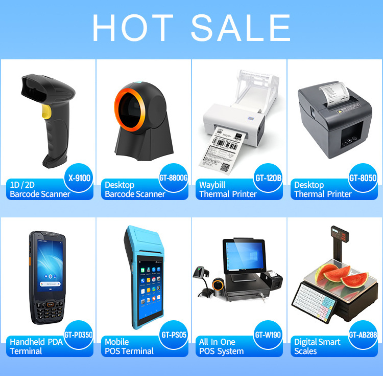 GTCODESTAR X-9201BX Wireless Bluetooth Bar Codes Scanner Qr code Reader ...