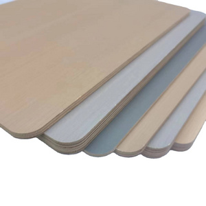 Waterproof 4x8 White Melamine Board E0 Formaldehyde Emission Walnut Plywood sheet Laminated HDF Plywood Marine Use Stand Sheet